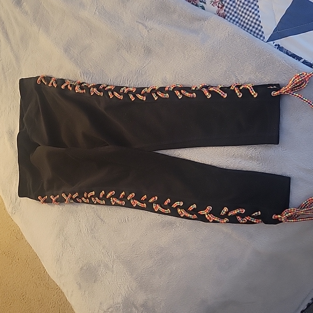 Beautiful colorful zumba leggings